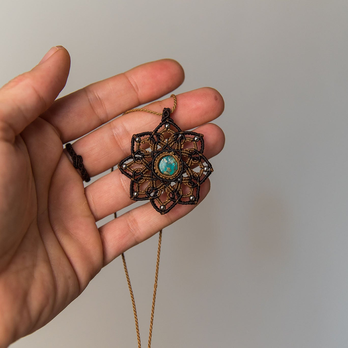 Mandala con Turquesa Tibetana