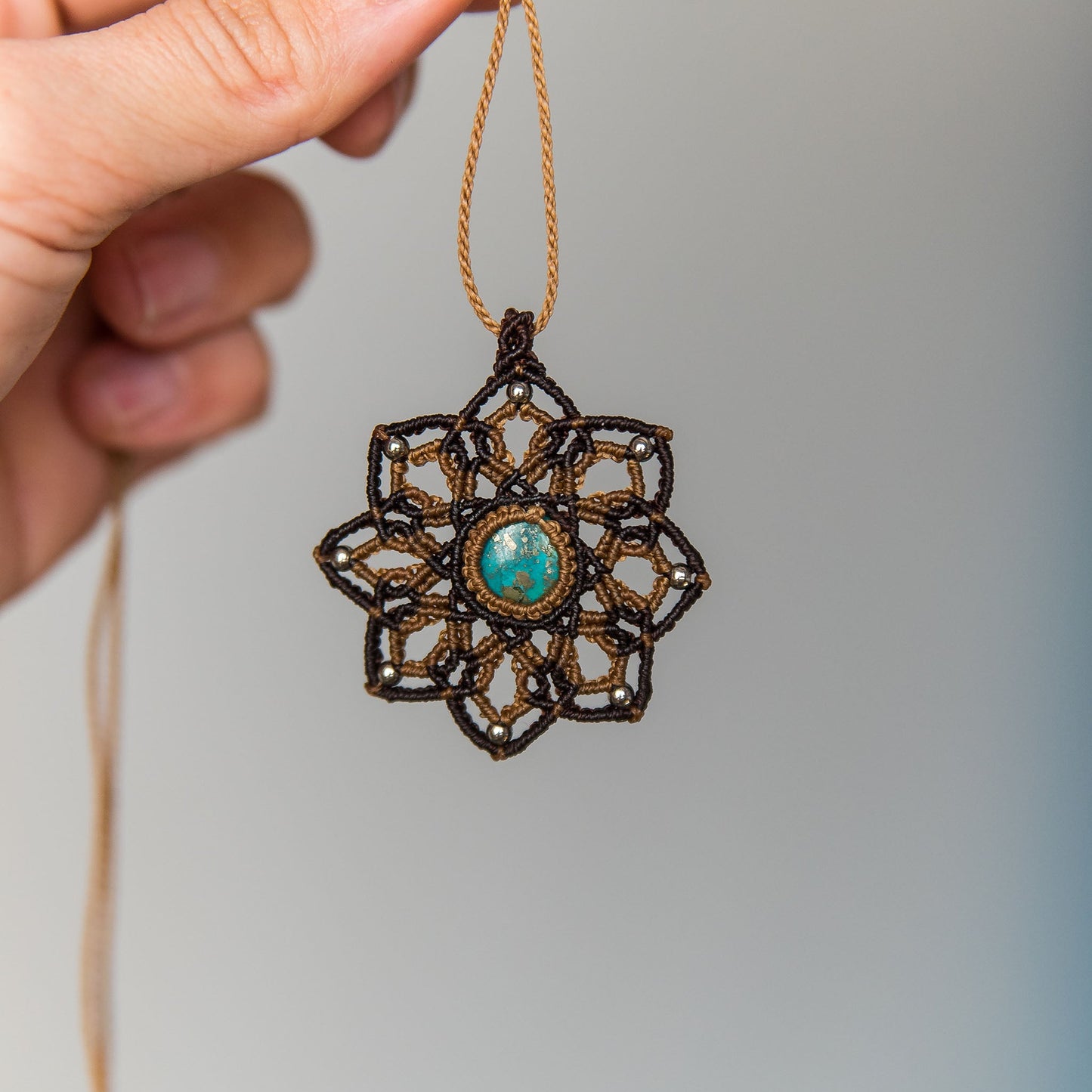 Mandala con Turquesa Tibetana