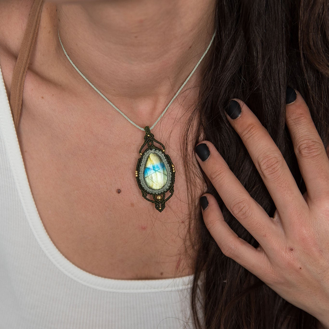 Necklace with Labradorite