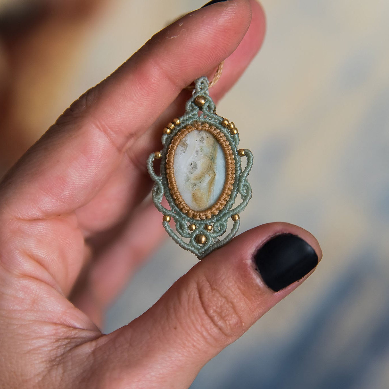 Saturn Jasper Necklace