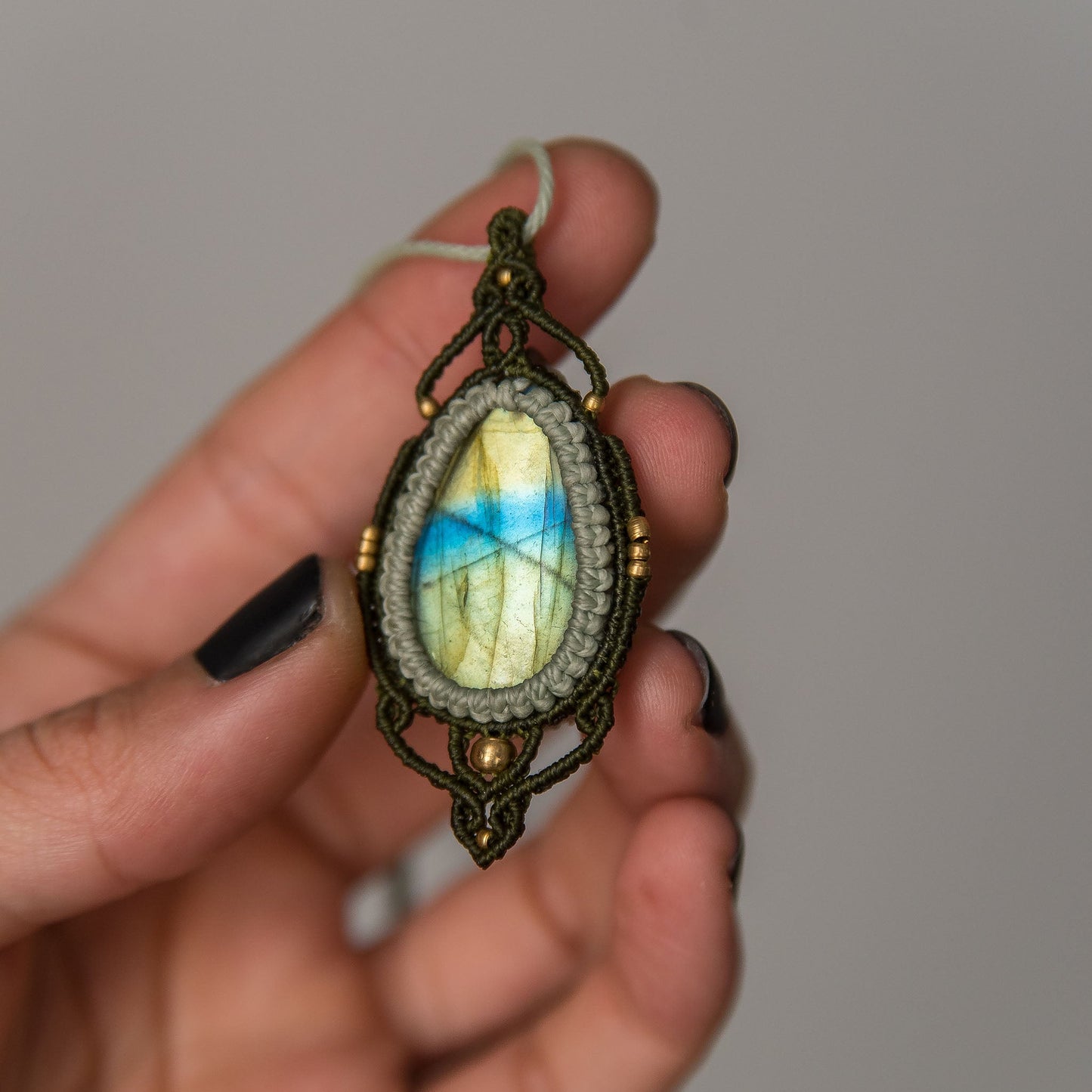 Necklace with Labradorite
