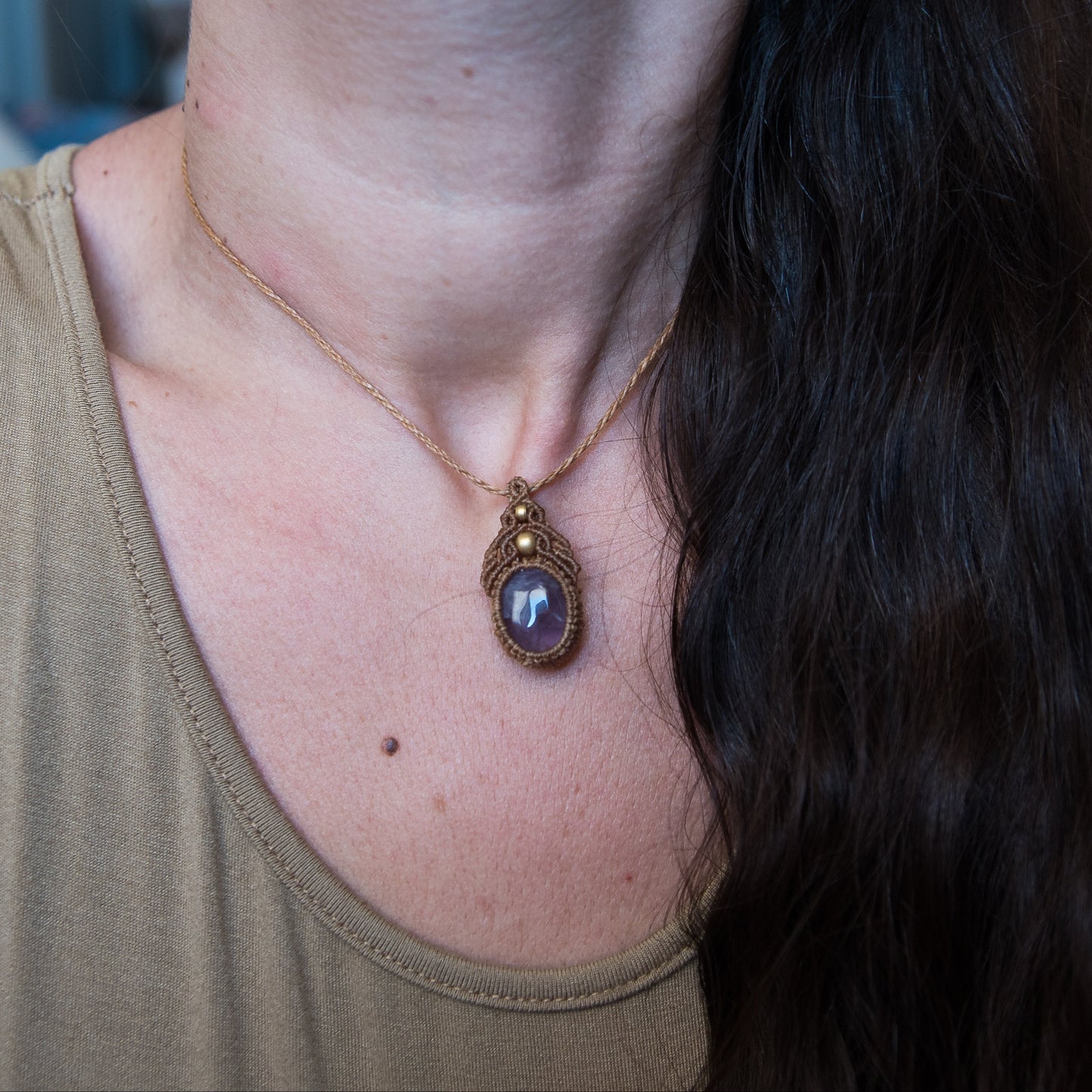 Collar con Amatista
