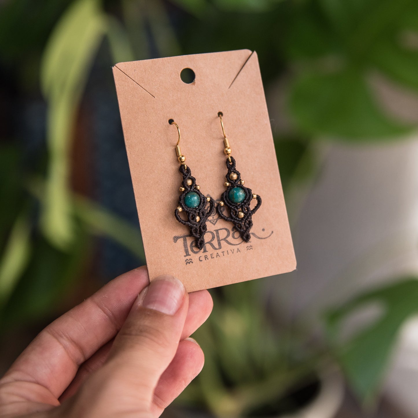 Pendientes Acuario con Amazonita