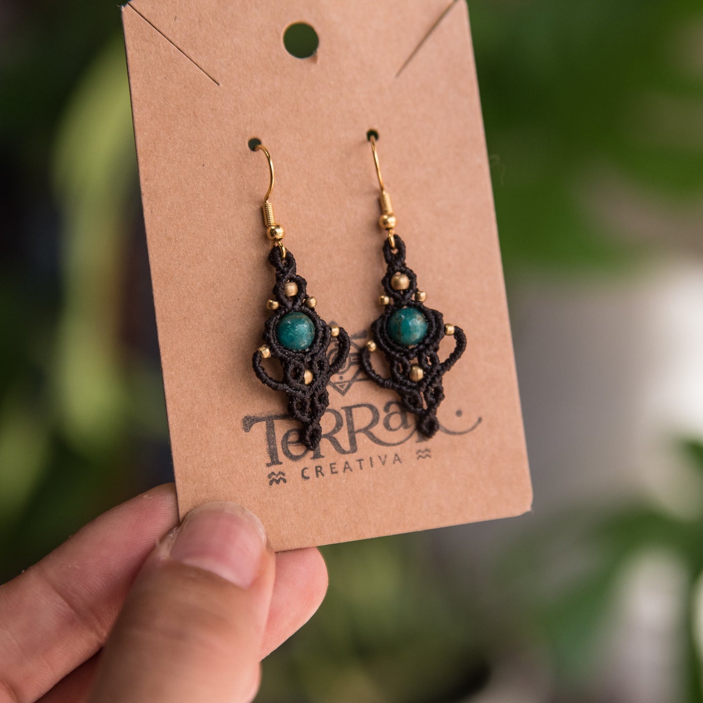Pendientes Acuario con Amazonita
