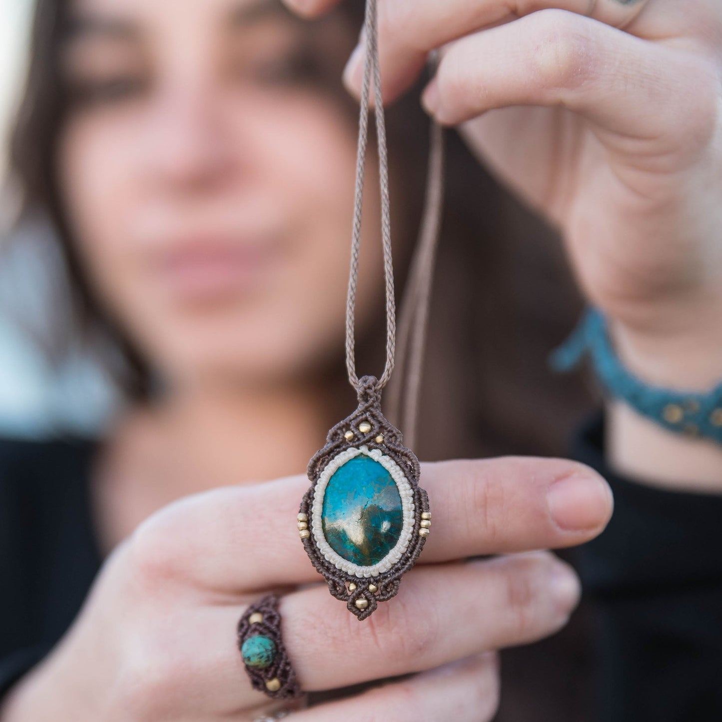 Collar con Crisocola