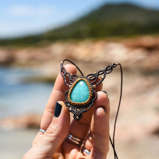 Gargantilla con Amazonita