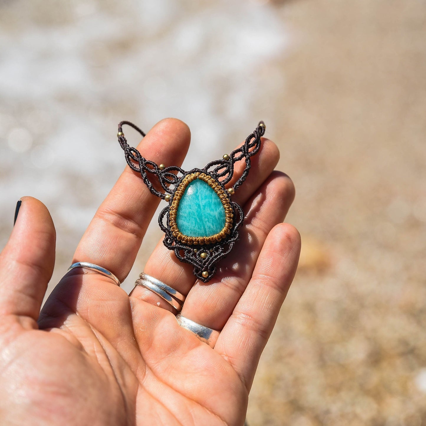 Gargantilla con Amazonita