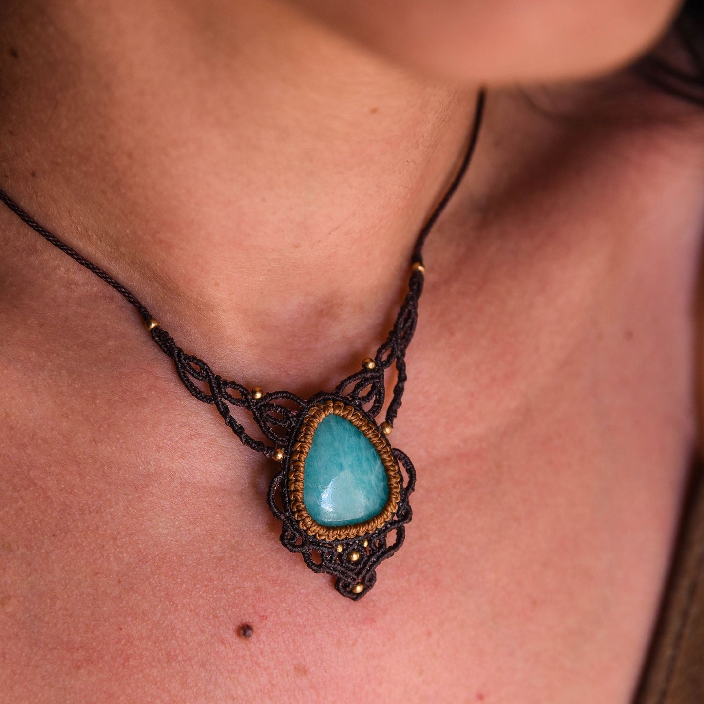 Gargantilla con Amazonita