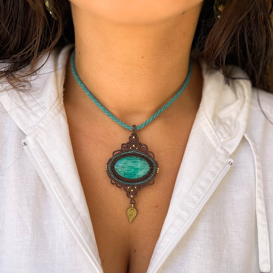 Collar con Amazonita