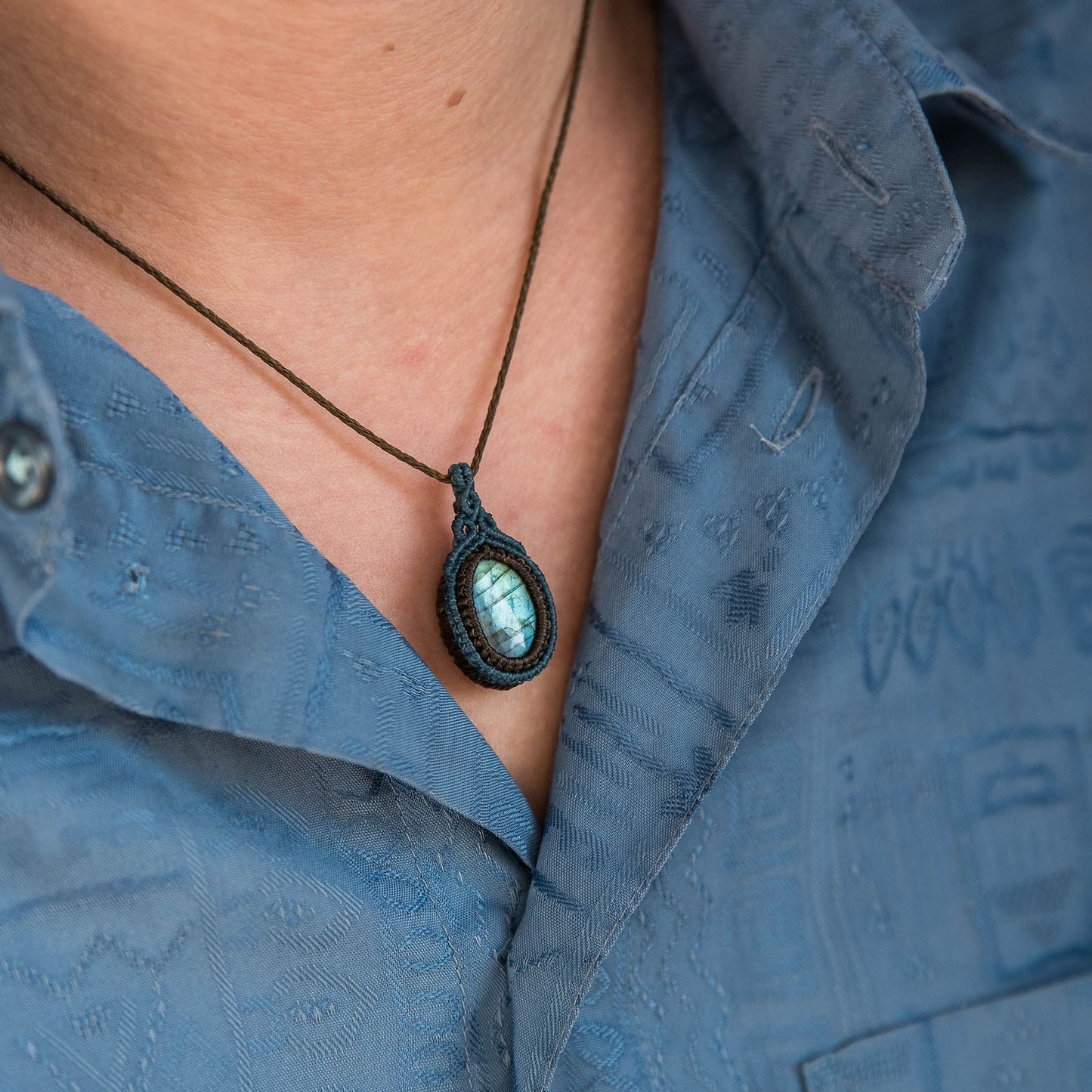 Collar con Labradorita