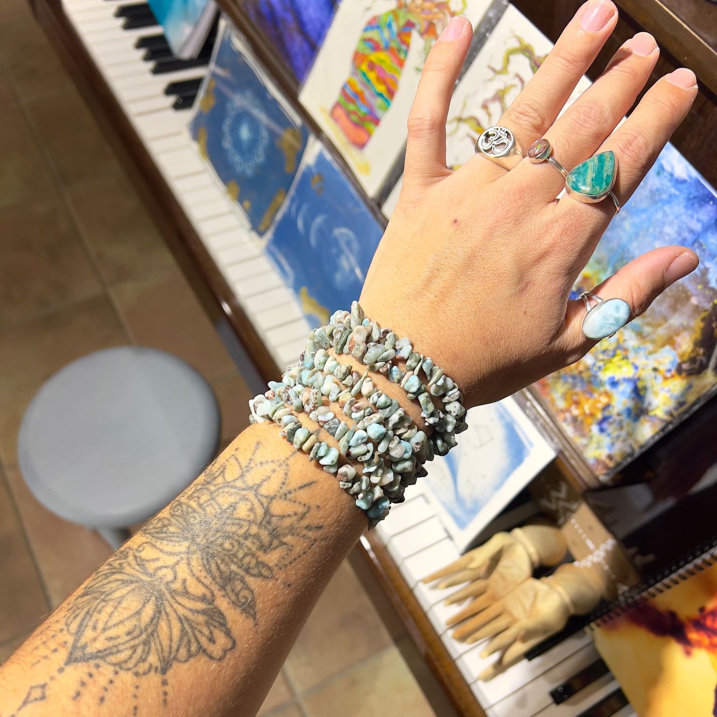 Pulsera Larimar