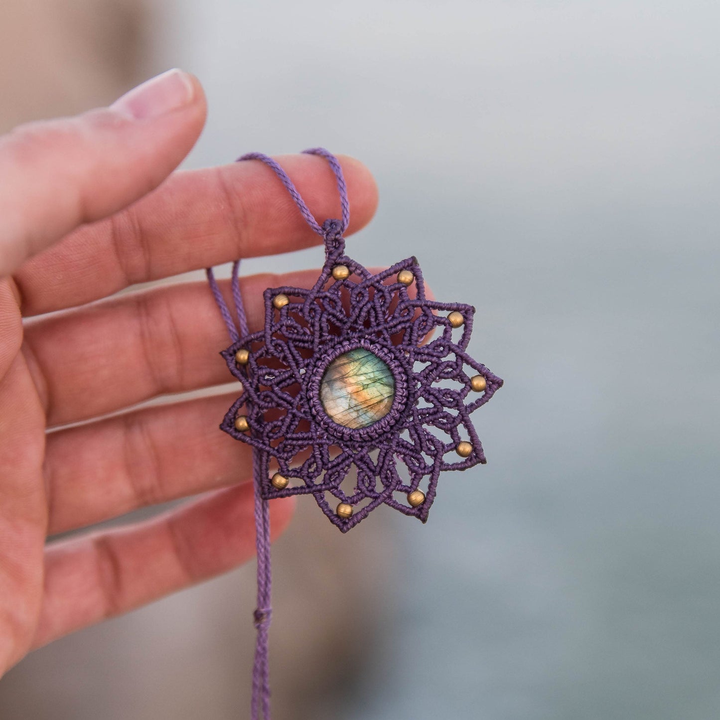 Mandala con Labradorita