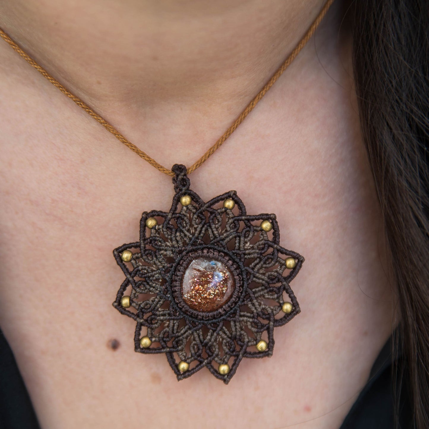 Mandala con Piedra Sol