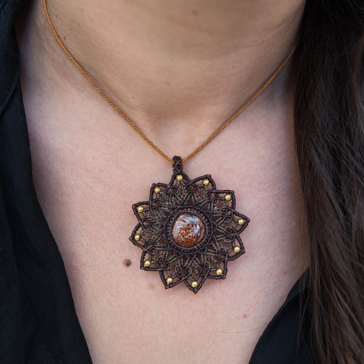Mandala con Piedra Sol
