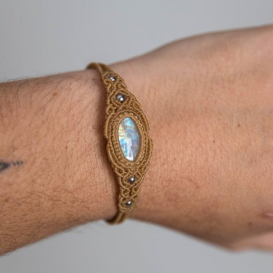 Pulsera con Piedra Lunar