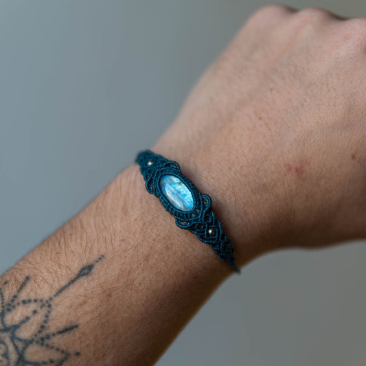 Pulsera con Piedra Lunar