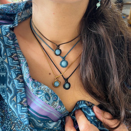 Collares Aguamarina