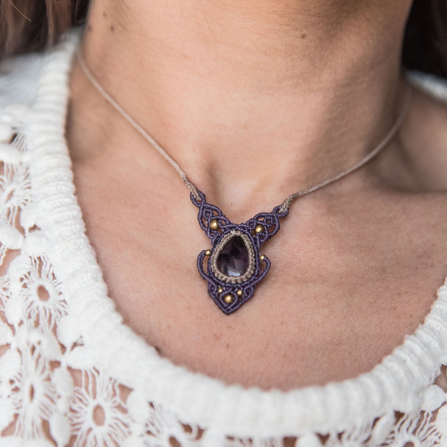 Necklace with Amethyst
