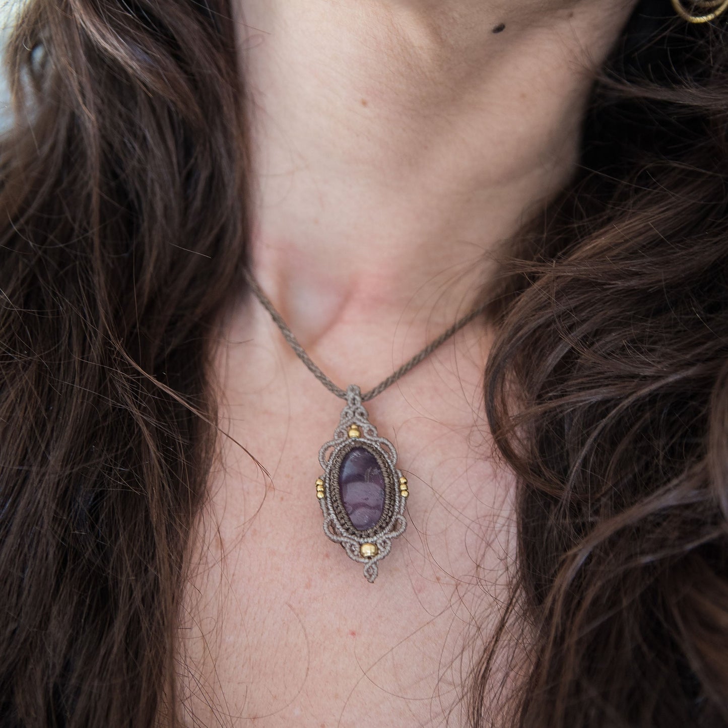Necklace with Amethyst