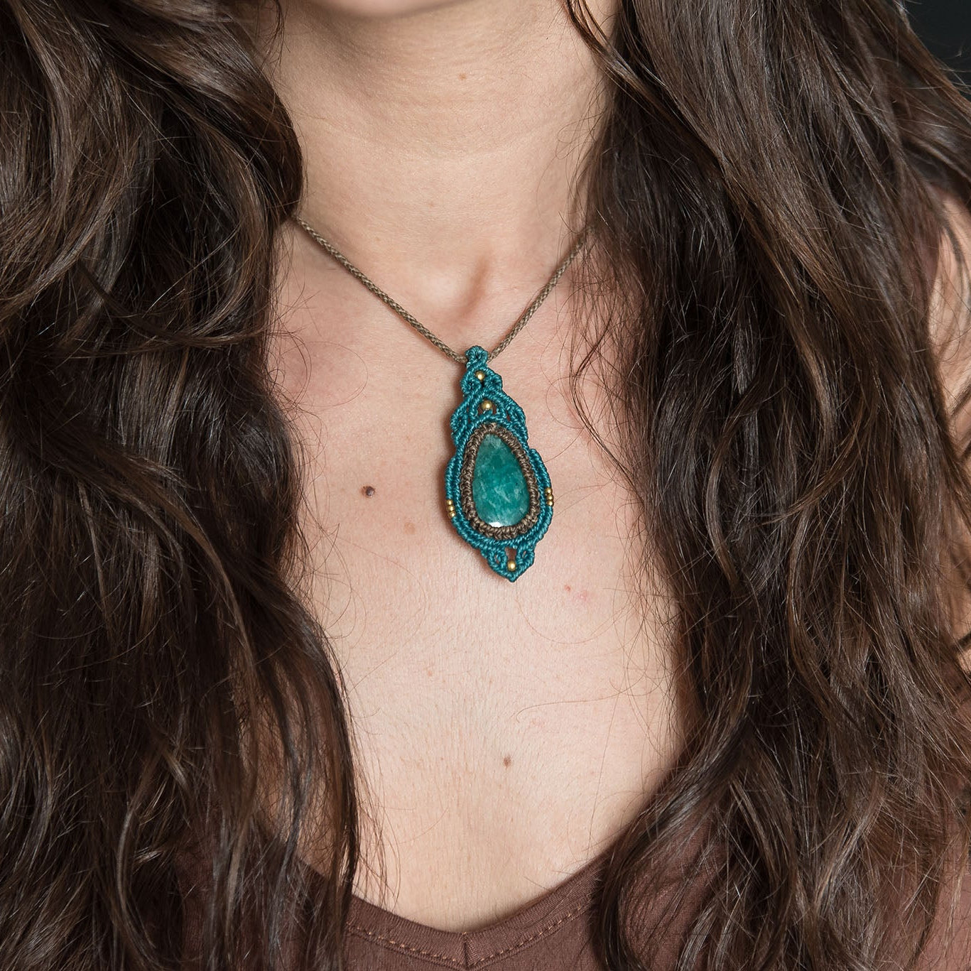 Necklace with Amazonite