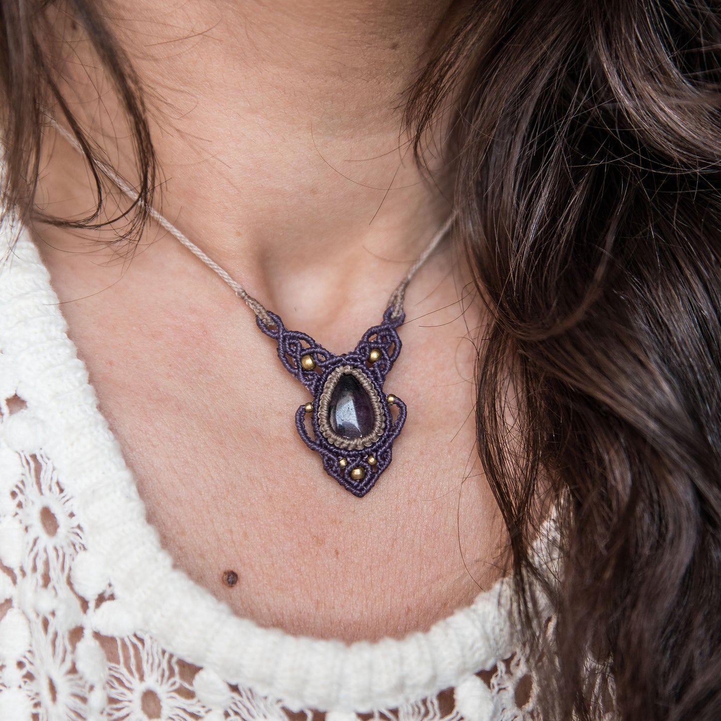Necklace with Amethyst