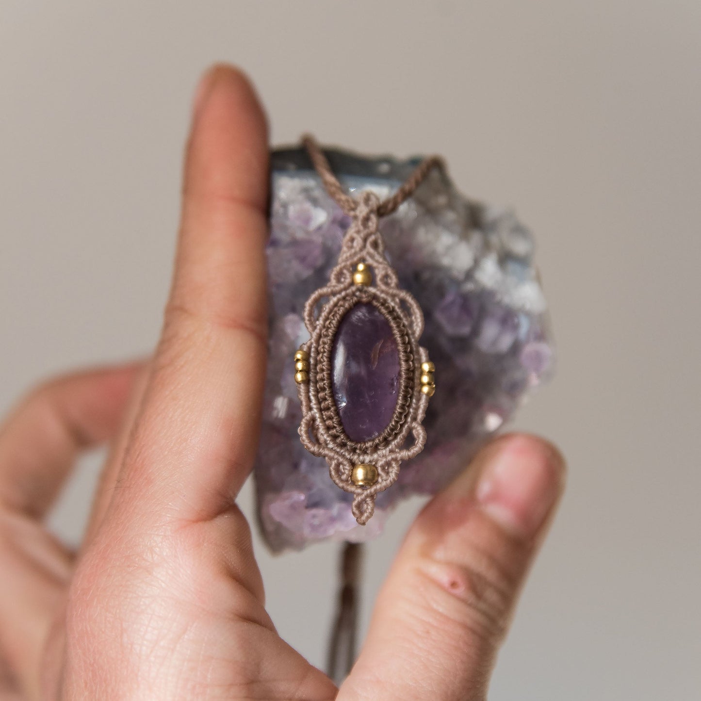 Necklace with Amethyst