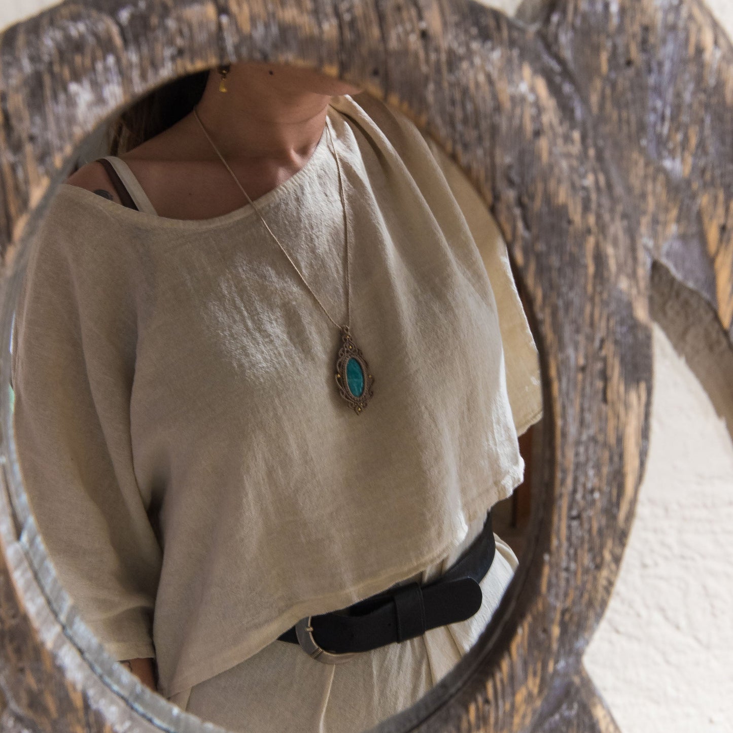 Necklace with Amazonite