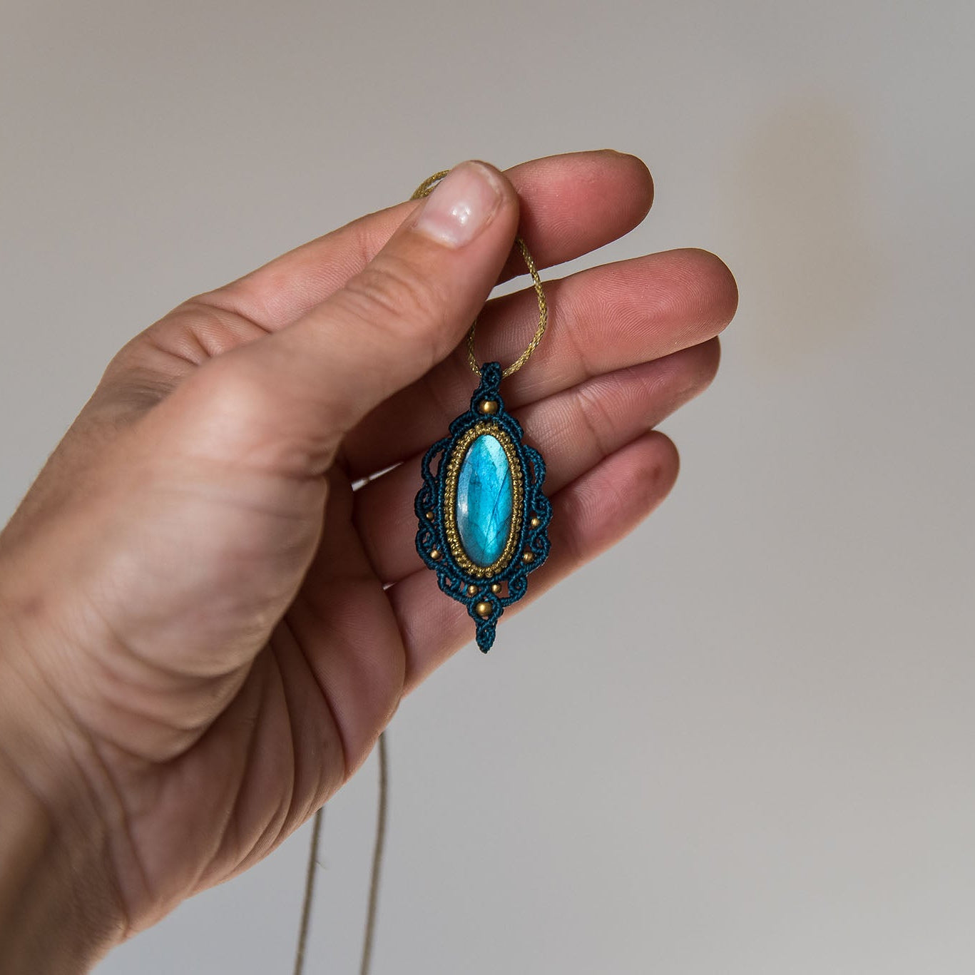 Necklace with Labradorite