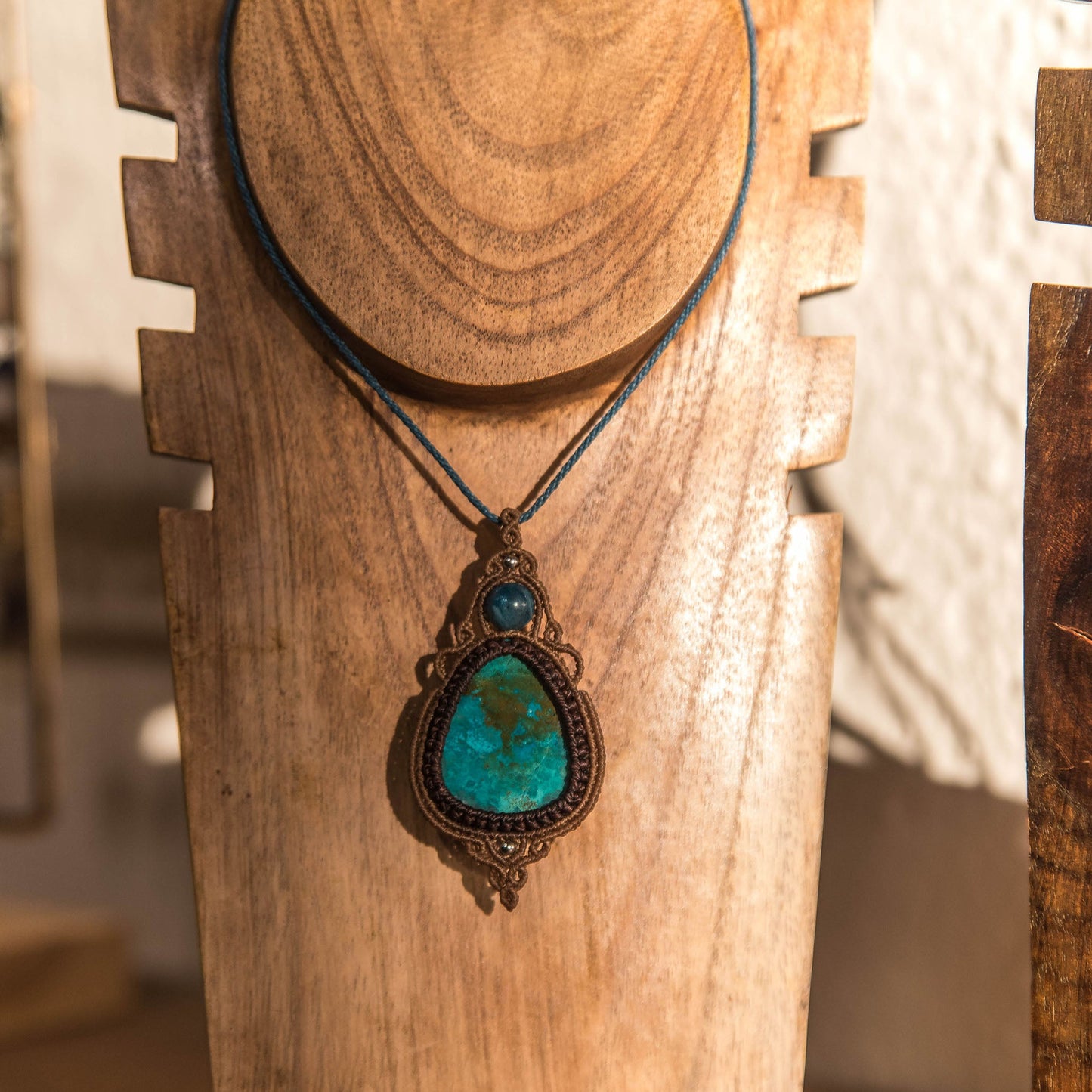 Collar con Crisocola y Apatita