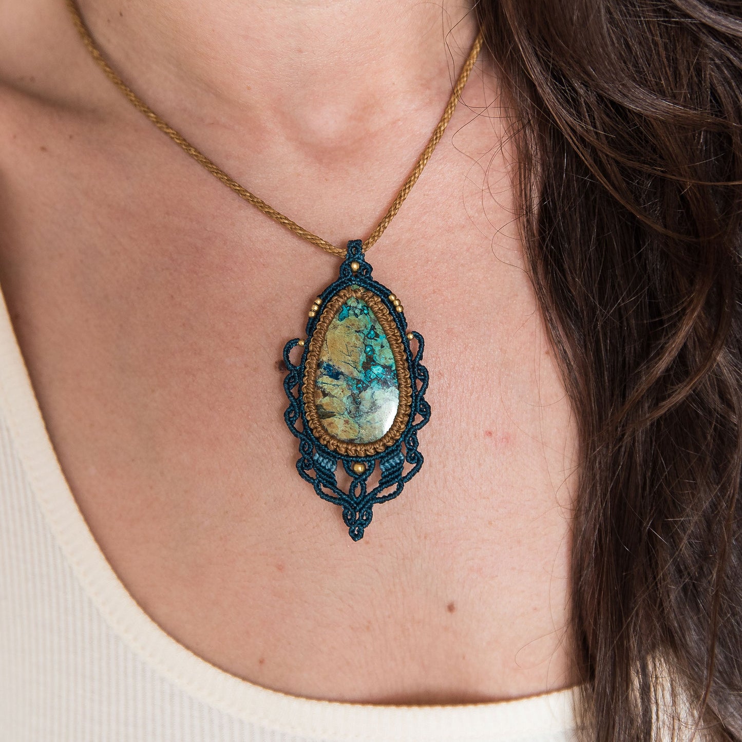 Collar con Crisocola