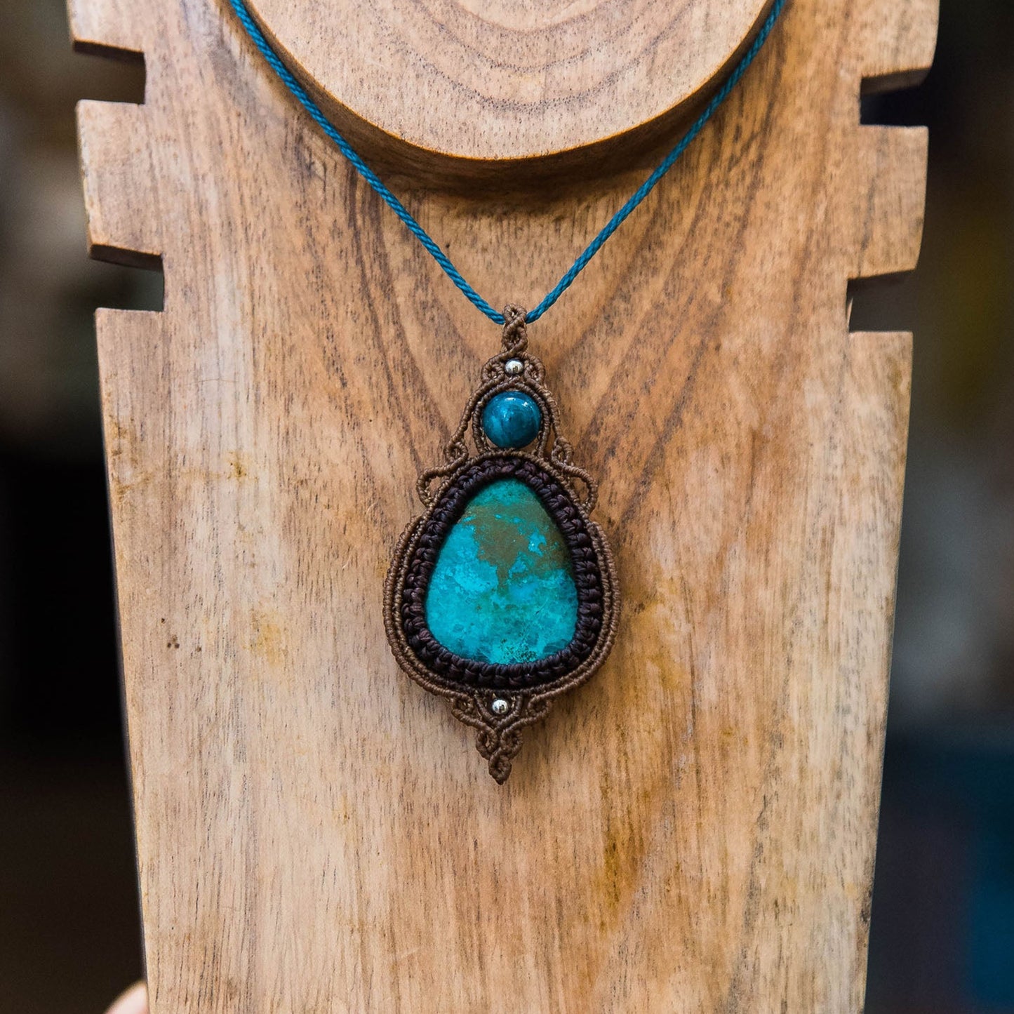 Collar con Crisocola y Apatita