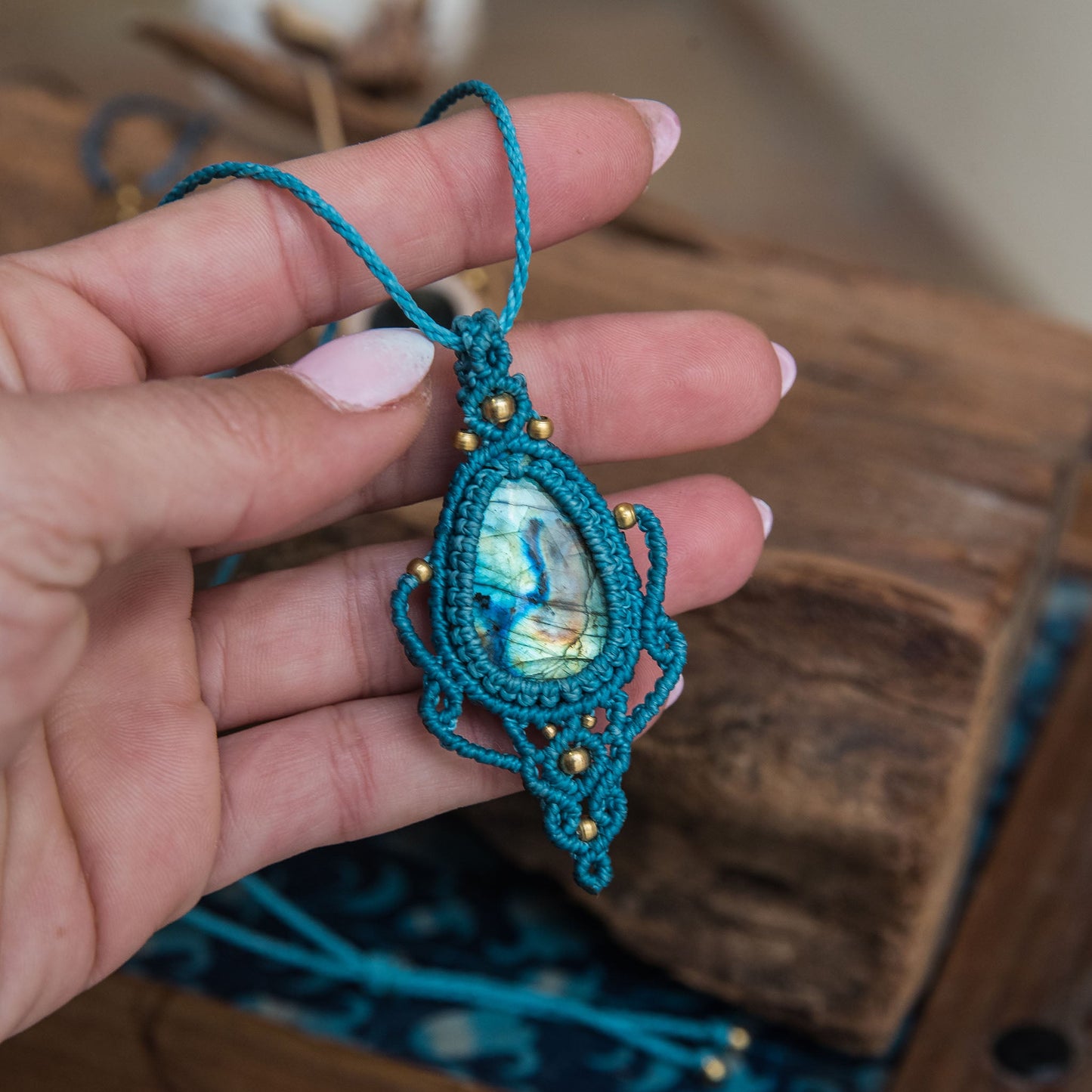 Necklace with Labradorite
