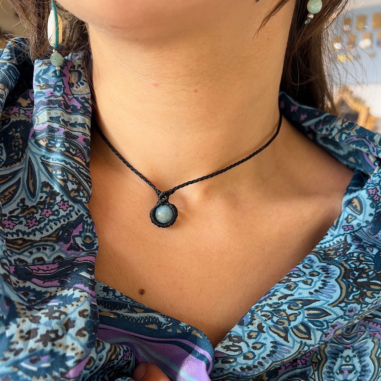Collares Aguamarina