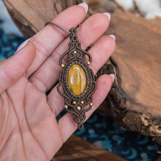 Collar con Ojo de tigre
