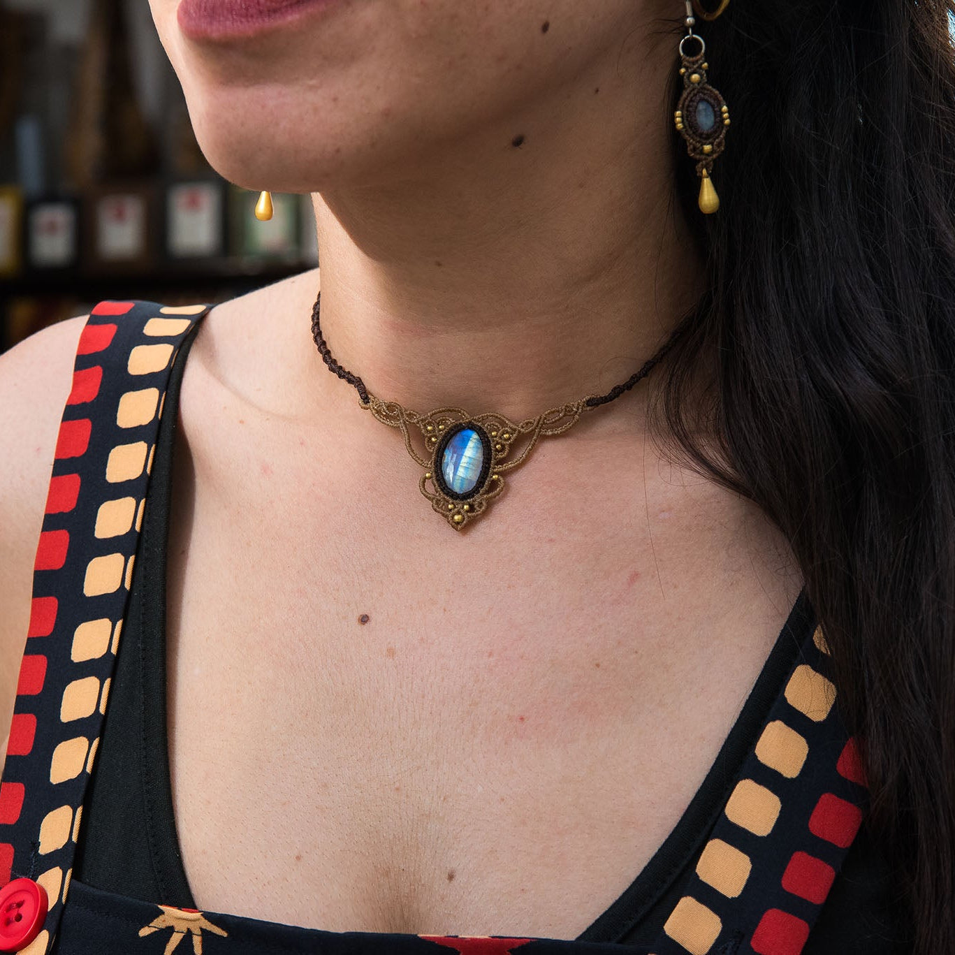 Moonstone Choker