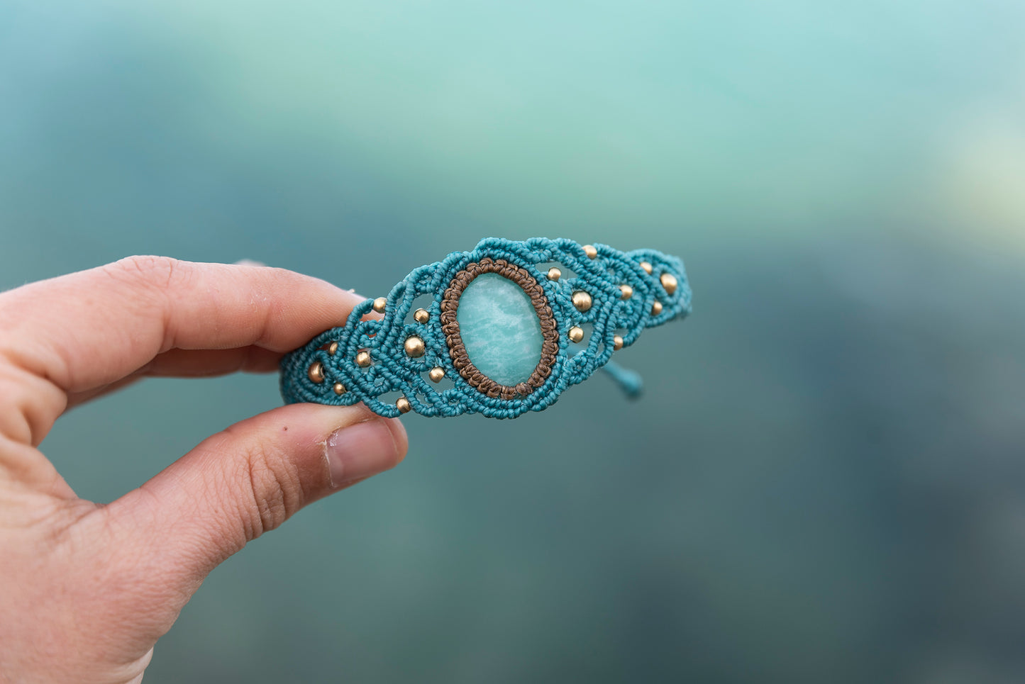 Brazalete Unuk con Amazonita