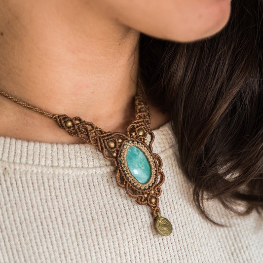 Collar con Amazonita